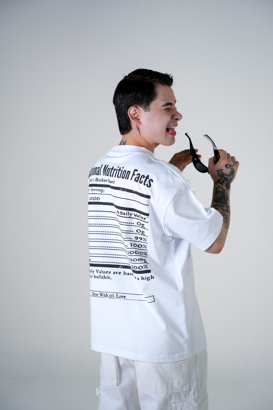 "EMOTIONAL NUTRITION FACTS" TEE