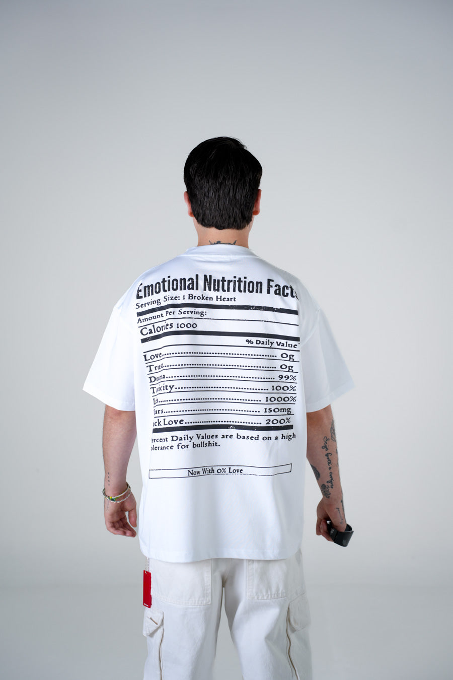 "EMOTIONAL NUTRITION FACTS" TEE